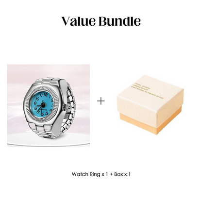 Alloy Finger Watch Ring