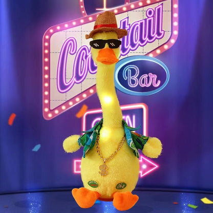 Paperella di peluche interattiva che parla e balla