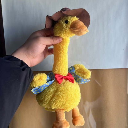 Paperella di peluche interattiva che parla e balla