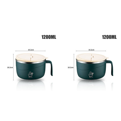 ⏳LAST DAY SALE 50% OFF💕304 Stainless Steel Multi-Purpose Anti-Scald Large-Capacity Instant Noodle Bowl