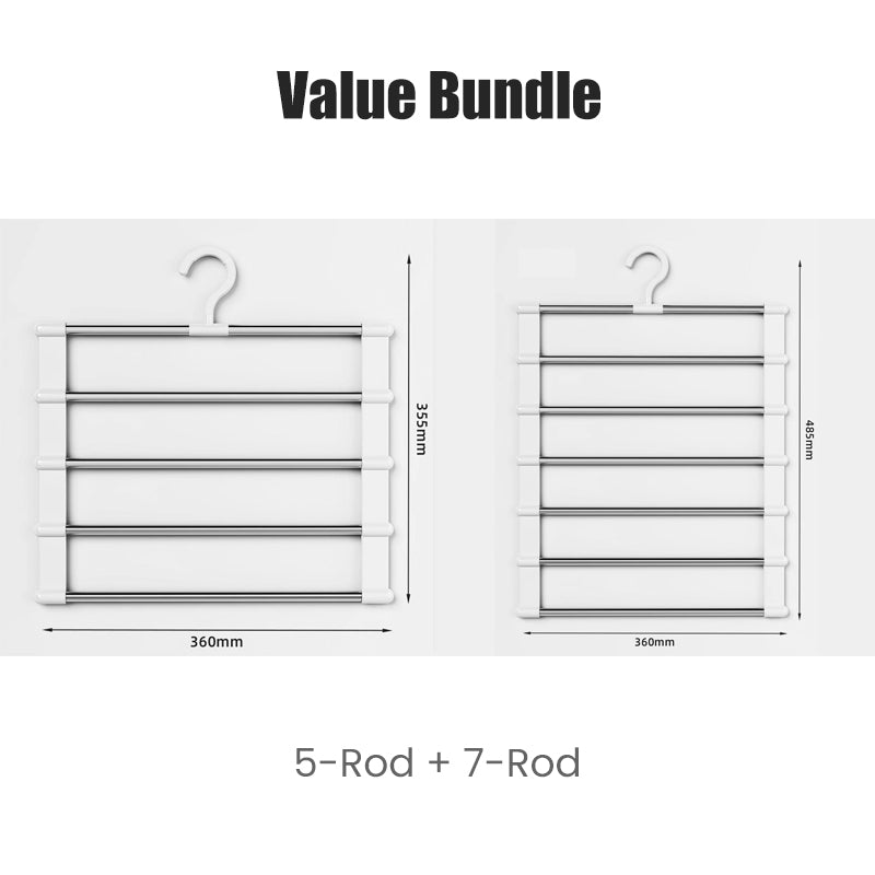 Space-Saving Multi-Layer Pants Hanger