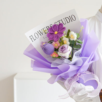 💕Mother's Day Special Sale 50% OFF!💕Handmade Delicate Crochet Flower Bouquet