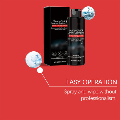 🚗 LIMITED-TIME 50% OFF! 💥 Quick-Effect High-Gloss Car Detailing Spray – Nano-Ceramic, Hydrophobic, Easy Apply ✨