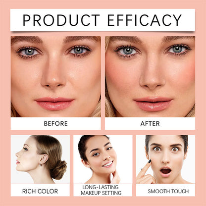 Natural Long-Lasting Shimmer Blush Cream