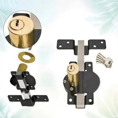 50/70mm Long Throw Gate Lock with 5 Keys