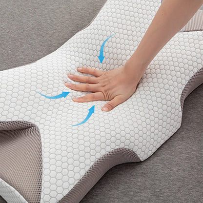 Practical Gifts - Cowhorn-shaped Breathable Memory Sponges Neck Care Pillow