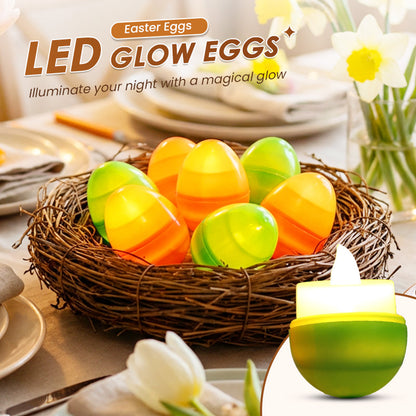 Light-Up Easter Eggs with LED Candles