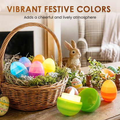 Light-Up Easter Eggs with LED Candles