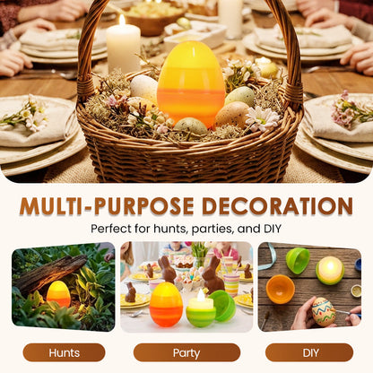 Light-Up Easter Eggs with LED Candles