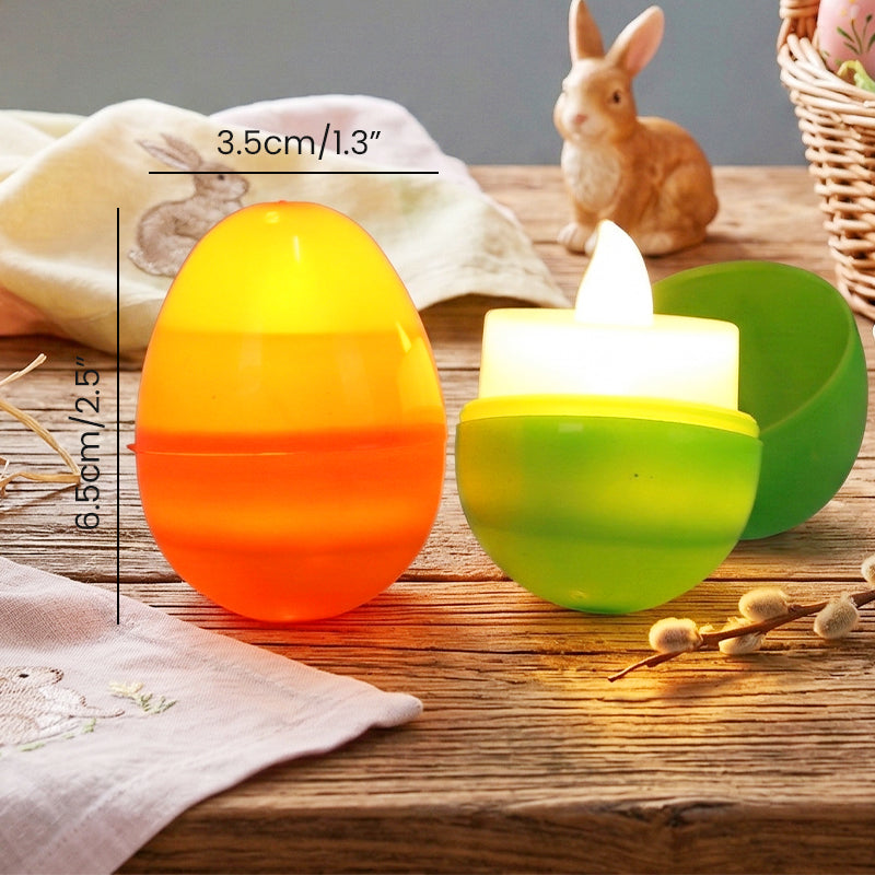 Light-Up Easter Eggs with LED Candles