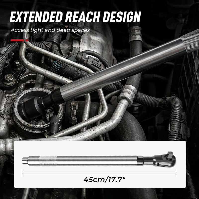 Multifunctional Extendable Ratchet Wrench Handle