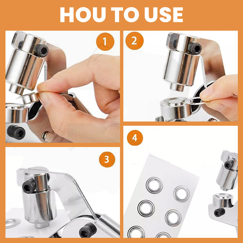 Durable Handheld Hole Punch Pliers with Grommets