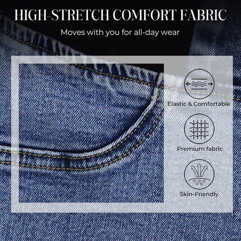 👖High-Waist Stretch Flare Jeans – Gentle tummy control, comfy stretch. Flattering flare leg. Perfect for daily wear. 🌸✨