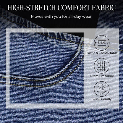 👖High-Waist Stretch Flare Jeans – Gentle tummy control, comfy stretch. Flattering flare leg. Perfect for daily wear. 🌸✨