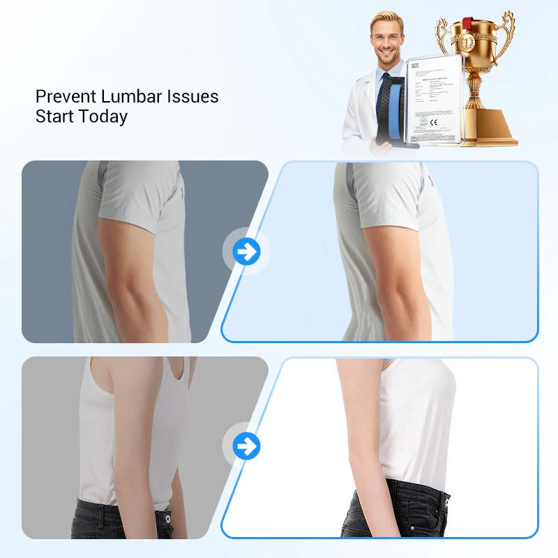 Magnetic Lumbar Stretcher – Acupressure Massage, Portable Design & Relieves Back Pain
