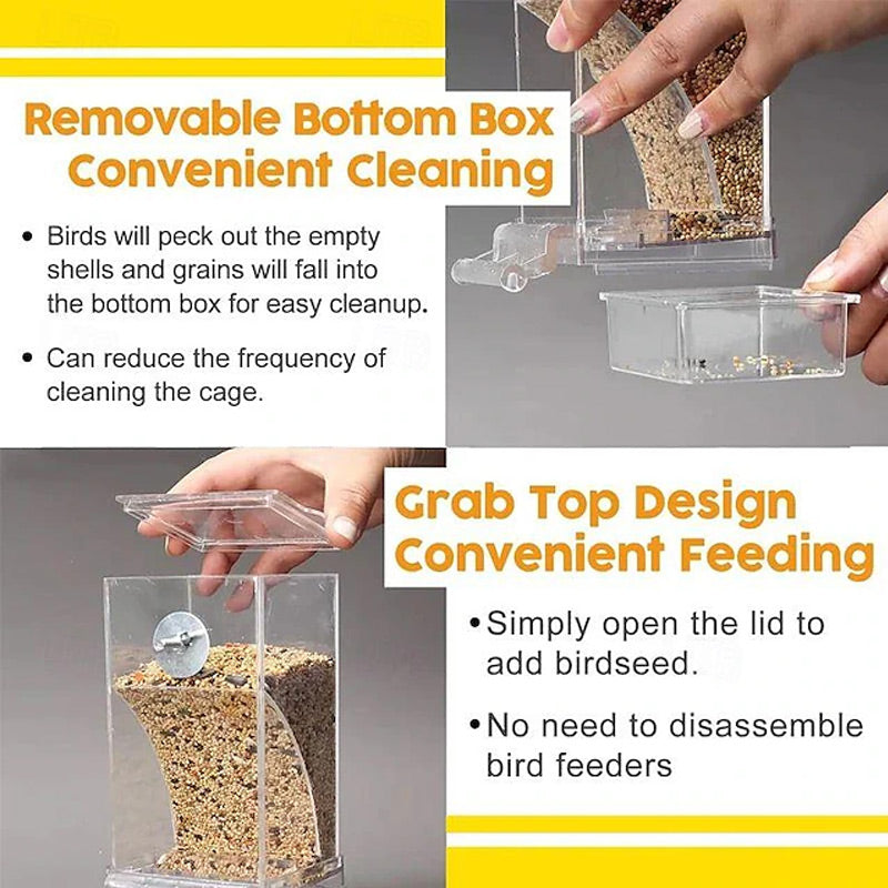 🎉Limited‑Time 50% OFF 🐦No Mess Automatic Bird Feeder