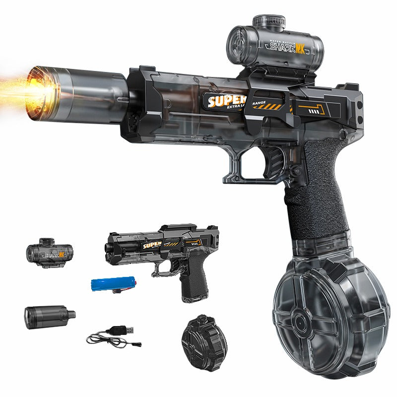 🔥Hot Sale Offers-Electric Water Gun: Ice Mouse with Flashlight⚡💦🔥