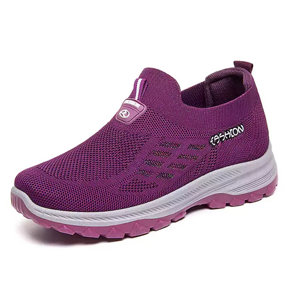 👟 50% OFF NOW! 🦶 Fly Knit Slip-on Shoes – Orthopedic Support, Breathable Comfort & Perfect for All-Day Wear ✨