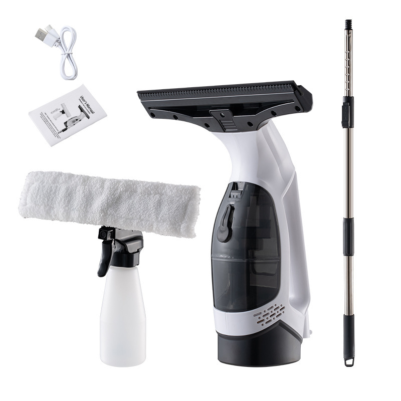Electric Window Vacuum Cleaner with Extension Rod