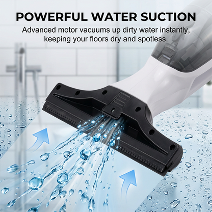 Electric Window Vacuum Cleaner with Extension Rod