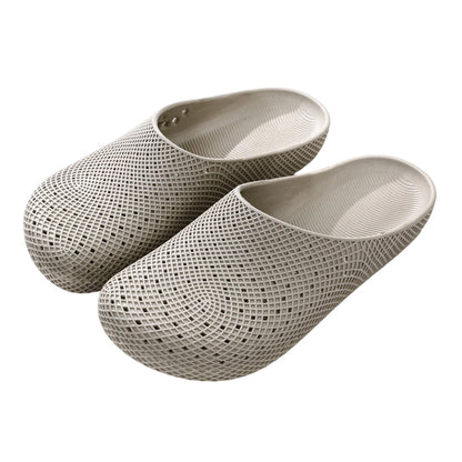 Unisex andningsbara slip-in-tofflor med meshhål