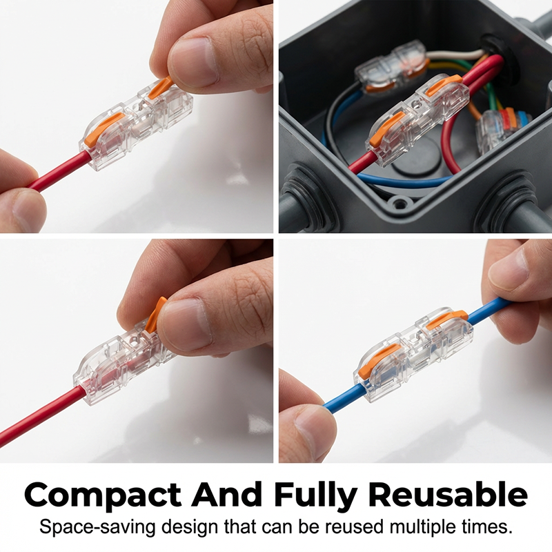 ⚡ 50% OFF TOOL-FREE TERMINALS! ✨ Tool-free installation & secure copper connection for all cable types 🔌