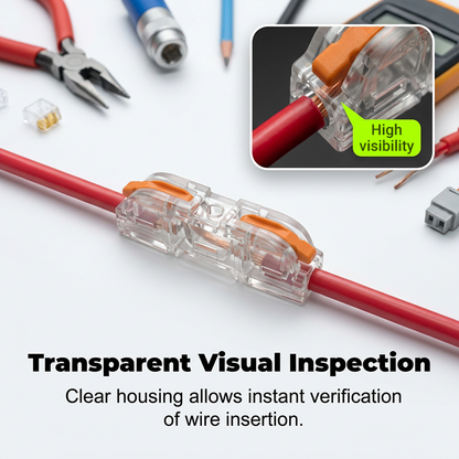 ⚡ 50% OFF TOOL-FREE TERMINALS! ✨ Tool-free installation & secure copper connection for all cable types 🔌