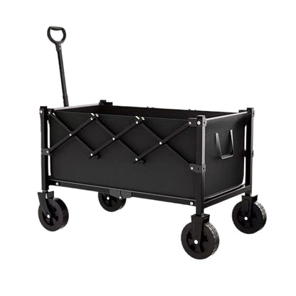 🛒 Tired of carrying heavy loads by hand? This collapsible wagon hauls everything – camping gear, moving boxes, even 50 lb dog food bags. Folds flat to store like a bin! 🔥
