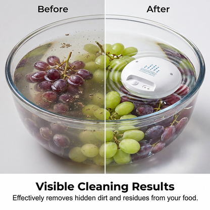 Portable Ultrasonic Fruit & Vegetable Washer