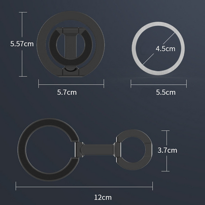Dual-Sided Magnetic Ring Holder & Stand