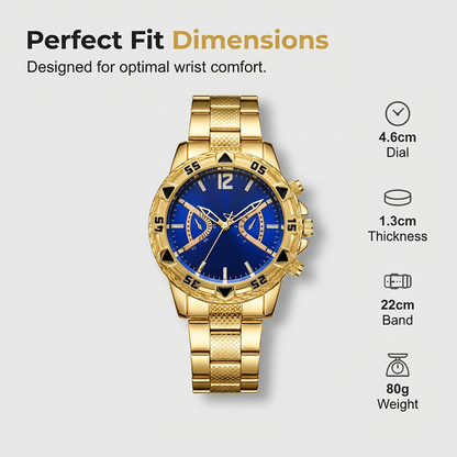 Men's Classic Metal Quartz Watch