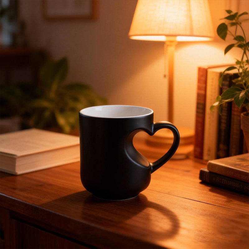 ☕ 50% OFF NOW! 💕 Color Changing Heart Handle Ceramic Mug – Magical Heat-Activated Color, Comfortable Grip & Perfect Gift for Loved Ones 🎁