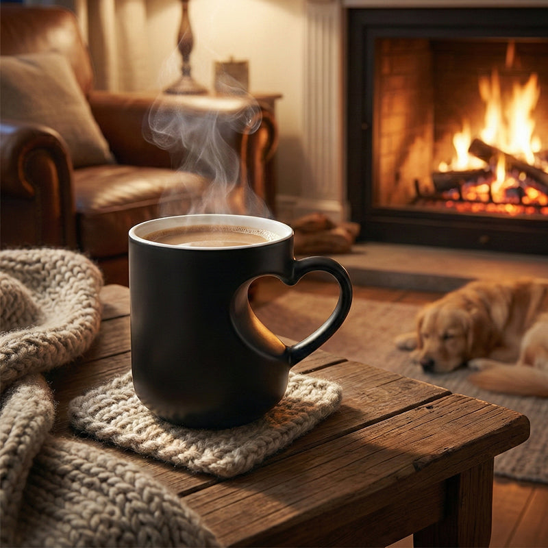 ☕ 50% OFF NOW! 💕 Color Changing Heart Handle Ceramic Mug – Magical Heat-Activated Color, Comfortable Grip & Perfect Gift for Loved Ones 🎁