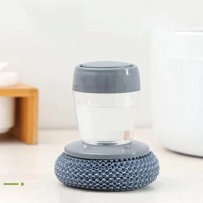 ✨Soap Dispensing Palm Kitchen Brush | Mess-Free Cleaning!