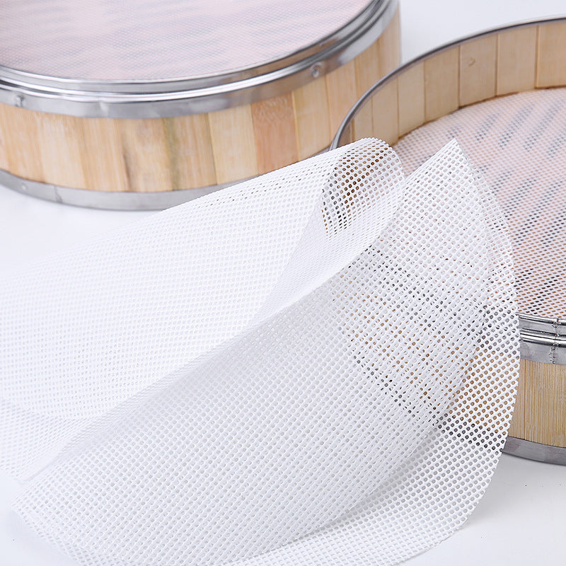 Non-Stick Silicone Round Steamer Mat for Buns & Dumplings