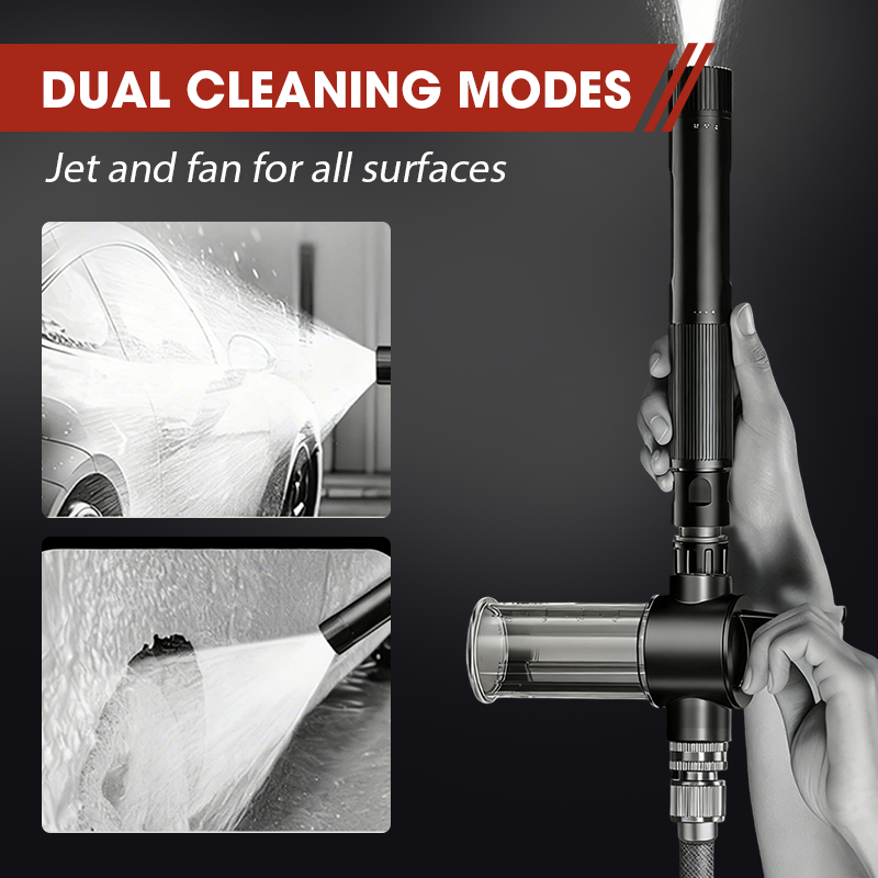 Multi-purpose High-Pressure Cleaning Jet Nozzle with Connectors