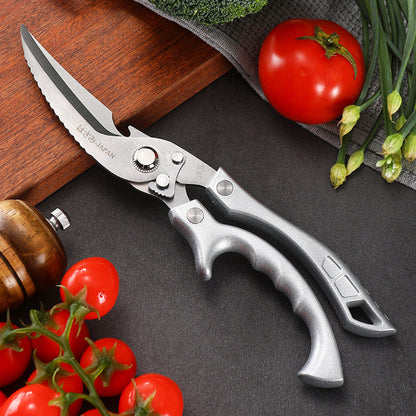 ✂️ Multi-Functional Heavy-Duty Kitchen Scissors – Snip, Cut, Crush – One Tool Rules Them All! 🦴🔪