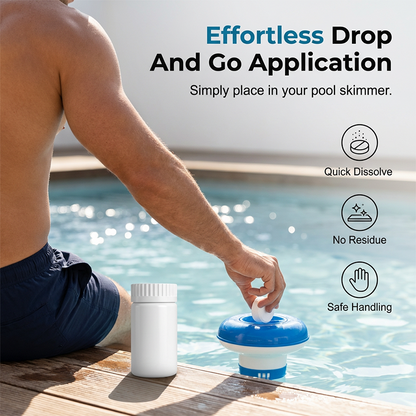 Crystal Clear Pool Cleaning Tablets