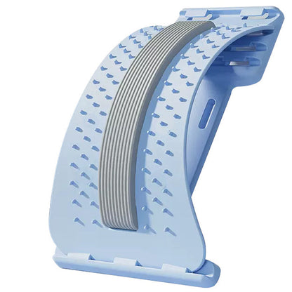 Massage with acupuncture and magnetic therapy for the lower back