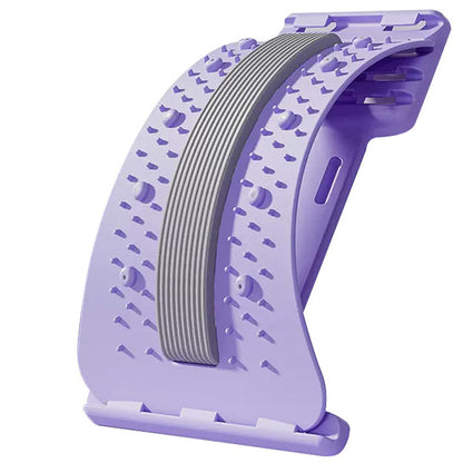 Massage with acupuncture and magnetic therapy for the lower back