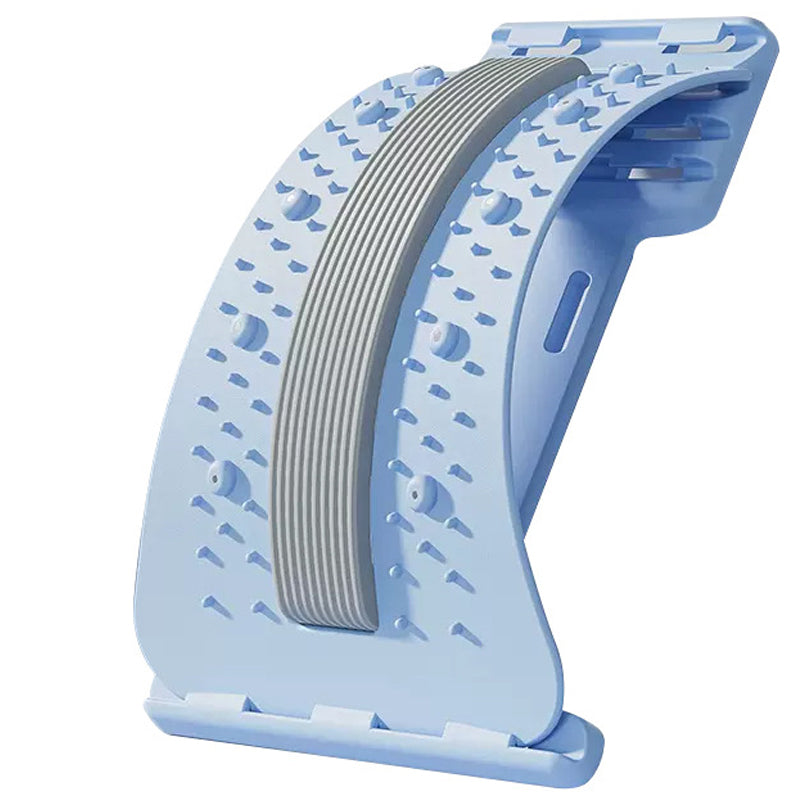 Massage with acupuncture and magnetic therapy for the lower back