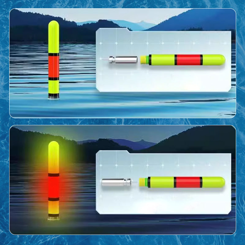 Fishing line set with automatic depth detection