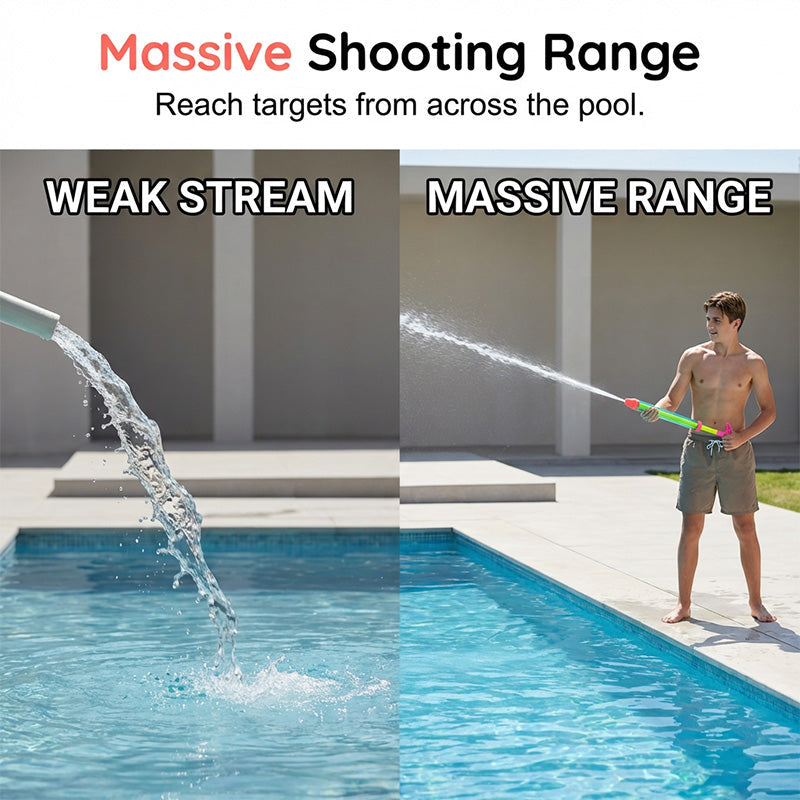 Pull-Type Water Gun for Summer Fun