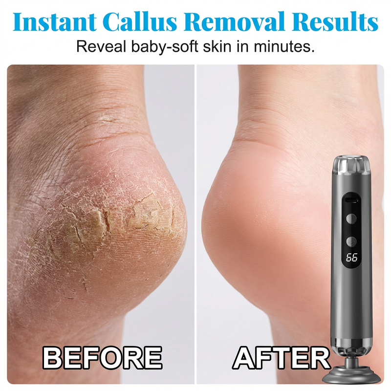 🥳2026 HOT SALE🥳💞50K+ SOLD!🏖️👍 50% OFF! 27,000 RPM Electric Foot Renewal – 5 speeds, disposable pads. No scrubbing, salon smooth at home. 🦶✨
