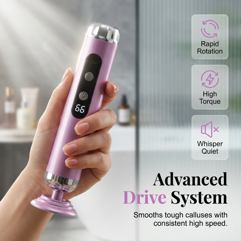 🥳2026 HOT SALE🥳💞50K+ SOLD!🏖️👍 50% OFF! 27,000 RPM Electric Foot Renewal – 5 speeds, disposable pads. No scrubbing, salon smooth at home. 🦶✨
