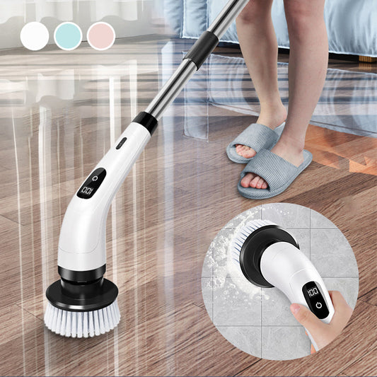 🧼 Last Day Special Price:£28.99 !🔋 9-in-1 Electric Cleaning Brush Set – Interchangeable Heads, Powerful Rotation & Perfect for Kitchen, Bathroom & Tiles 🏠