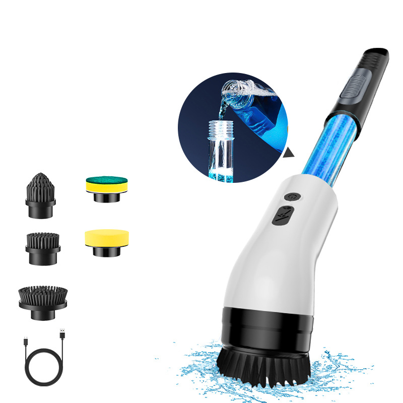 🧼 Last Day Special Price:£28.99 !🔋 9-in-1 Electric Cleaning Brush Set – Interchangeable Heads, Powerful Rotation & Perfect for Kitchen, Bathroom & Tiles 🏠
