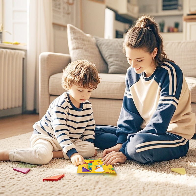 Magnetic Travel Tangram Puzzle for Kids