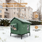 ⏳🔥LIMITED-TIME 50% OFF! ⏰All-Weather Elevated Outdoor Cat House – Waterproof Oxford Cloth, Thermal Aluminum Lining & Foldable Design 🐈🏠🌧️