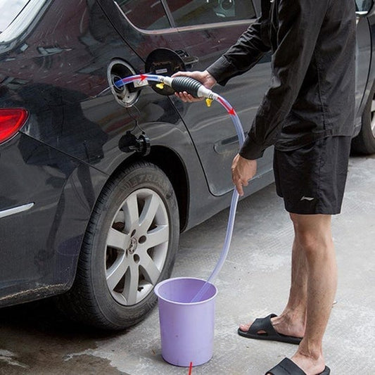 🛠️Multi-Function Hand Siphon Pump — 💪Perfect for Oil, Fresh Water & Aquarium Liquid Transfer!